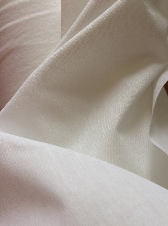EB8028 100m ROLL - WHITE -100% Cotton Woven Brushed Interfacing - Fusible 75cm wide - Image 3