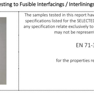 EN71-3 Compliance Certificate