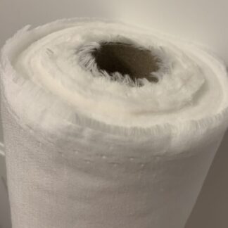 EB8700 WHITE 100% Cotton, Woven Lightly Brushed Interfacing - Fusible 112cm wide
