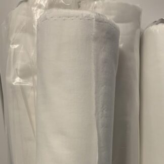 EB8700 25m ROLL - WHITE -100% Cotton Lightly Brushed Interfacing - Fusible 112cm wide