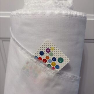 EB1640 White 100% Med to Heavy Cotton Woven Fusible Interfacing